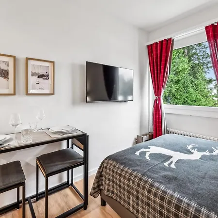 Appartement Book2stay - Kuscheliges Alpin-studio Mit Schwimmbad Arosa